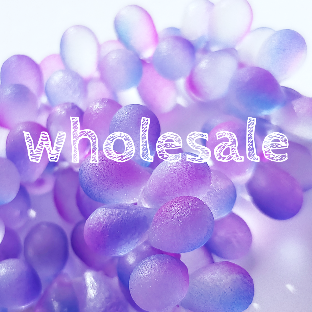 600個 6x9mm チェコビーズ ドロップ ムーンベリーミスト ppnalia