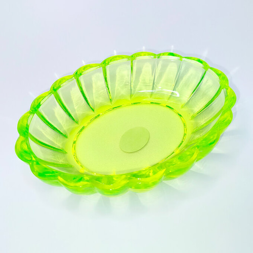 販売終了 ウランガラス 蓋付 小物入れ ppnalia チェコガラス