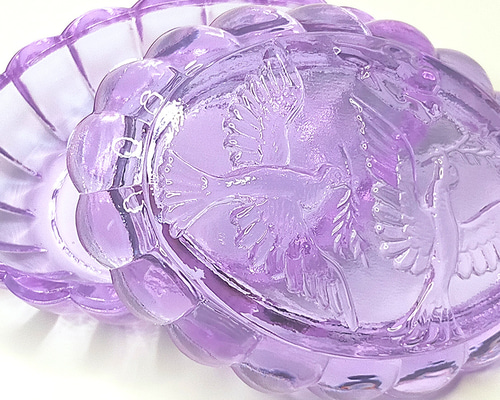 FRANTIŠEK HALAMA ガラス 製品　チェコ　東欧　アレキサンドライト 未使用 FRANTIŠEK HALAMA ガラス製品チェコ アレキサンドライト