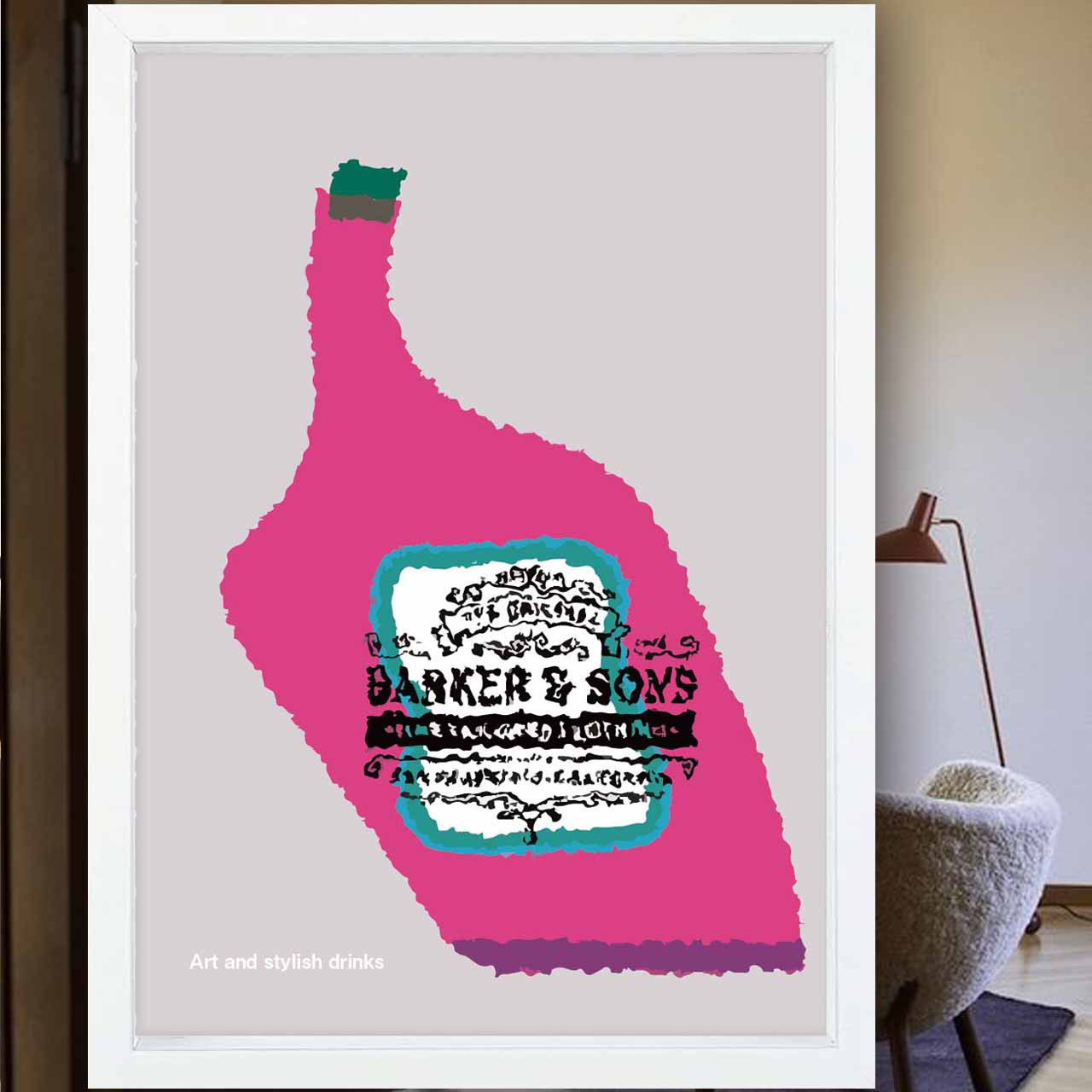 アートボトル　イラスト　ポスター　A4 A3 A2 A1　アート  　アートポスター　アート/sei検索新着順　2427