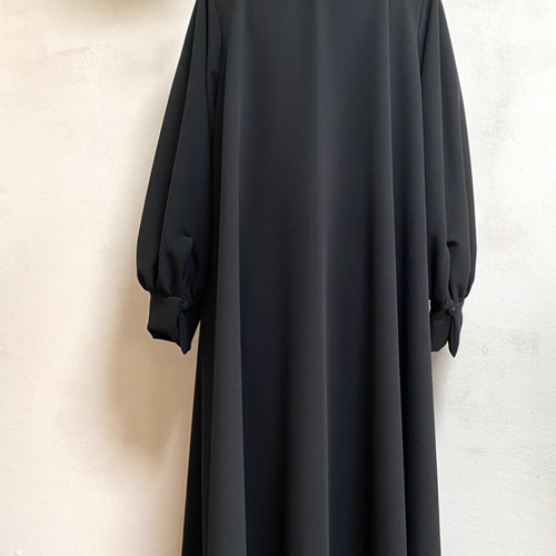 大きいサイズ》大きめ襟のAラインワンピース L•LL 13号 大きいサイズ》大きめ襟のAラインワンピース L•LL 13号