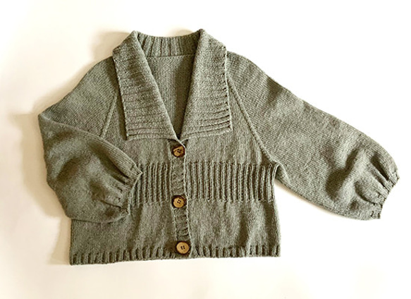 Shape cardigan　キット 1枚目の画像