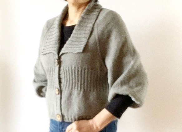 Shape cardigan　キット 3枚目の画像