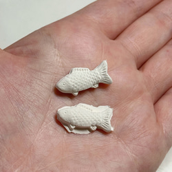 フープピアス　fish.on 双子パール　pierce 10枚目の画像