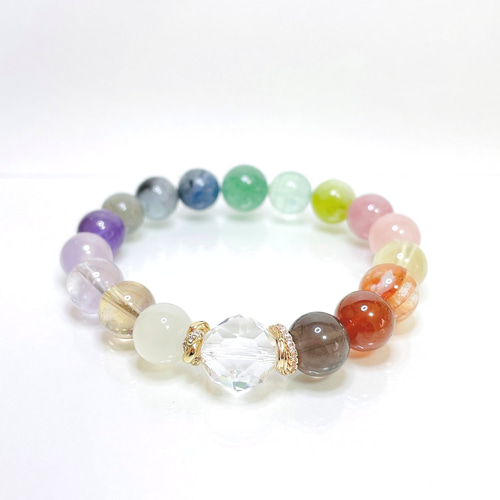 チャクラカラーブレスレット 多宝ブレスレット 天然石ブレスレット