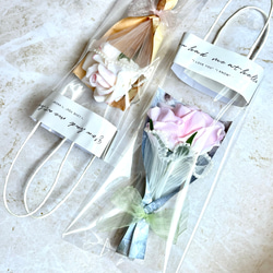 ユンヌローズ【MINI】PINK 韓国風花束　バラ１本 8枚目の画像