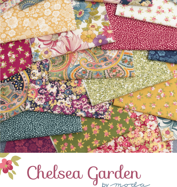 「Chelsea Garden」moda Layer Cakes (カットクロス42枚) 3枚目の画像