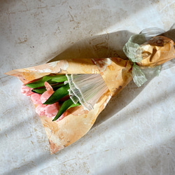 即日発送可能　Bouquet de Tulipes -01- 韓国風花束　チューリップ　ブーケ　花束 5枚目の画像