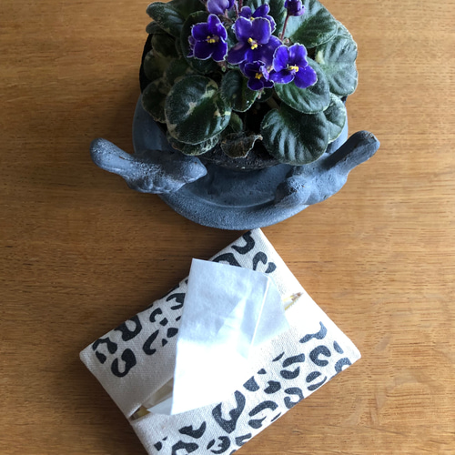 ヒョウ柄ポケットティッシュケース その他ケース ame（アム） 通販