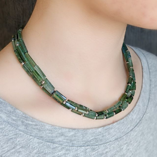 トルマリン3連ネックレス / WGSVRg ネックレス・ペンダント Jewelry 