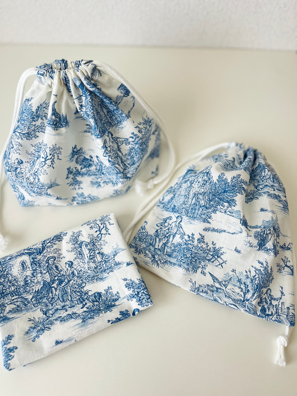 ランチ3点セット お弁当袋 給食袋 ランチョンマット トワルドジュイ