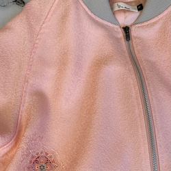 【Creema限定！早割価格】スワトー刺繍　着物リメイク　ジャケット　ハンドメイド　M 9枚目の画像