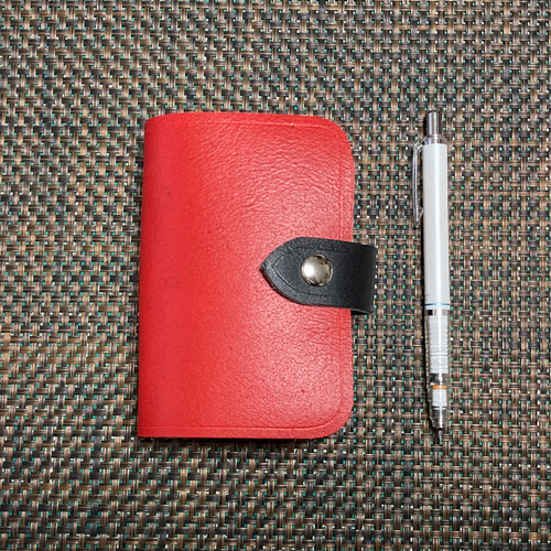 mini5 とってもｼﾝﾌﾟﾙ 赤】micro5システム手帳 SN5s-002r ヌメ床