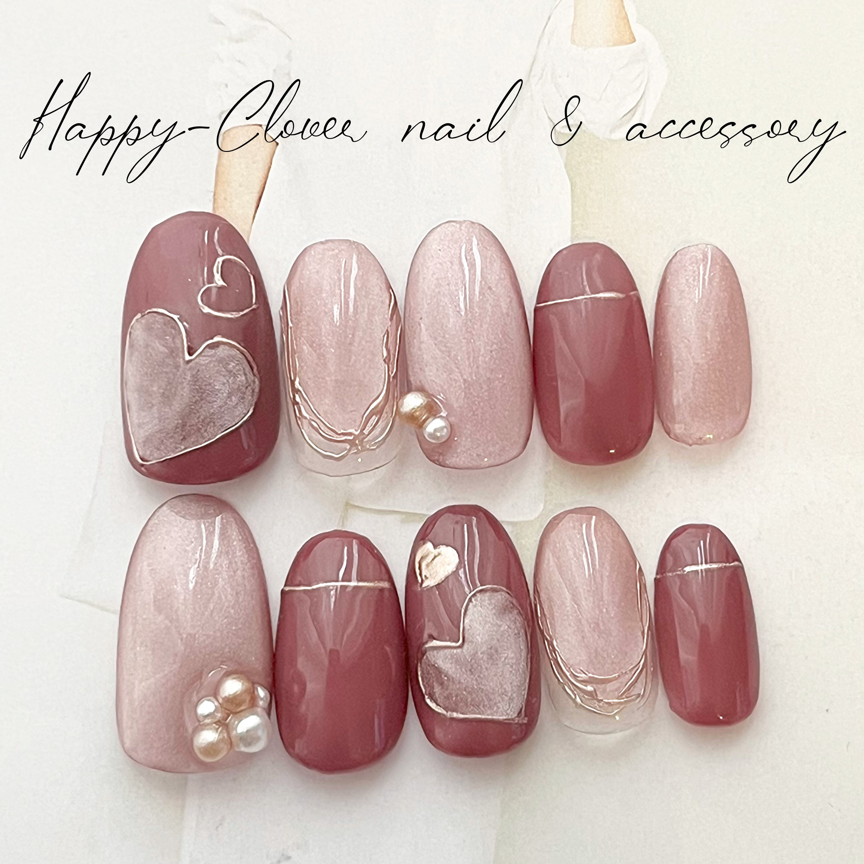 マグネット オーダー パーティー ブライダル ネイルチップ シンプル お出かけ