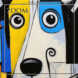 【Wanbism (ワンビズム) - ボーダーコリー犬 No.2】アートポスター 犬の絵 犬の絵画 犬のイラスト 3枚目の画像