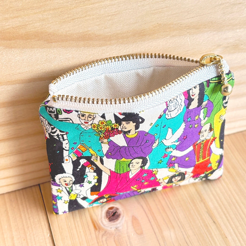 マル様　特別感謝価格　持ち手付きプリーツポーチ　人気　10cmファスナーポーチ 感謝価格 SALE 持ち手付き 10cmファスナーポーチ 1個 パッチ