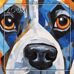 【Wanbism (ワンビズム) - ボクサー犬 No.4】アートポスター 犬の絵 犬の絵画 犬のイラスト 3枚目の画像