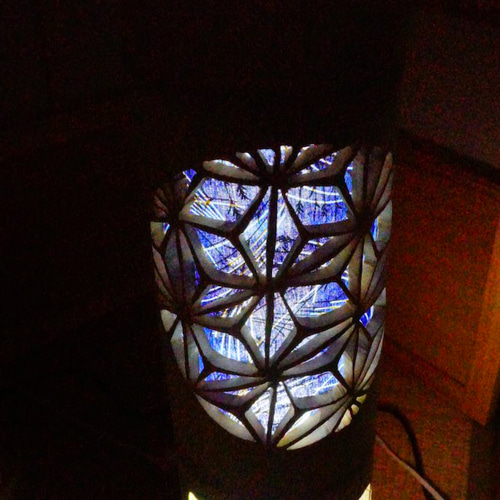 ★竹灯り・竹あかり・竹灯籠　～～ 癒しの灯り　華衣ライン★蒼★～～ ☆竹灯り・竹あかり・竹灯籠 ～～ 癒しの灯り 華衣ライン☆蒼