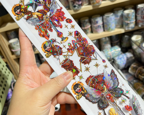 海外PETテープ 切り売り 熾金玫瑰 ダークゴージャスな魔法の杖