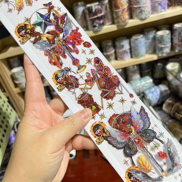 切売 1394☆ 海外 マスキングテープ マステ PET 装飾 フレーム 贝壳金