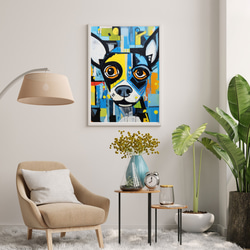 【Wanbism (ワンビズム) - チワワ犬 No.3】アートポスター 犬の絵 犬の絵画 犬のイラスト 7枚目の画像
