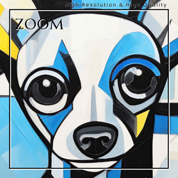 【Wanbism (ワンビズム) - チワワ犬 No.5】アートポスター 犬の絵 犬の絵画 犬のイラスト 3枚目の画像