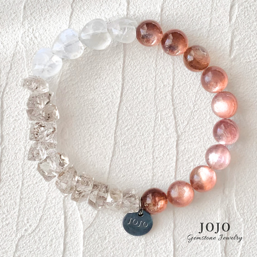 天然石　ハンドメイド　ブレスレット　&　リング 天然石ブレスレット ブレスレット JOJO 通販 17228814｜Creema