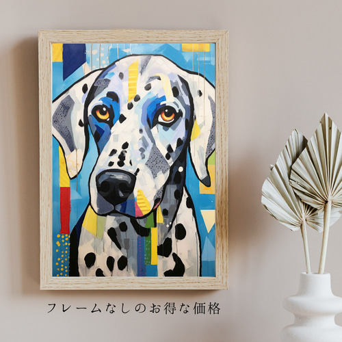 犬の絵画。珍品です。 絵画 オイル ペイント アート マゼンタ チワワ（Sサイズ