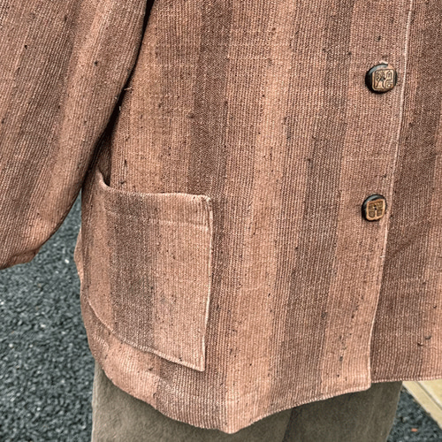 播州織柿渋染めジャケット24007 ジャケット 布一途 通販 17228830