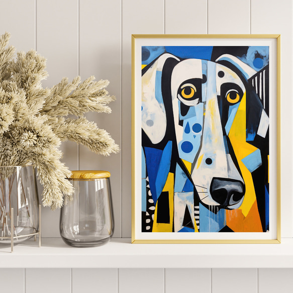 【Wanbism (ワンビズム) - ダルメシアン犬 No.4】アートポスター 犬の絵 犬の絵画 犬のイラスト 8枚目の画像
