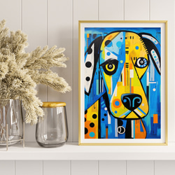 【Wanbism (ワンビズム) - ダルメシアン犬 No.5】アートポスター 犬の絵 犬の絵画 犬のイラスト 8枚目の画像