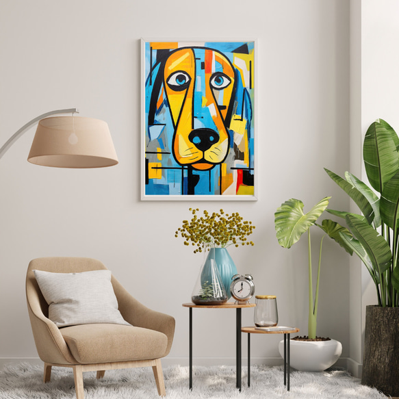 【Wanbism (ワンビズム) - ゴールデンレトリバー犬 No.4】アートポスター 犬の絵 犬の絵画 犬のイラスト 人気・おすすめ｜使いやすい・旅行におすすめ セール中 全国発送 国内発送・品質保証付き商品