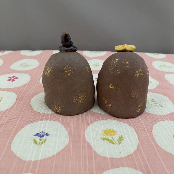 ひな人形セット(小)A  お雛様　ひな祭り　桃の節句　初節句　陶器製　可愛い　小さい 17枚目の画像