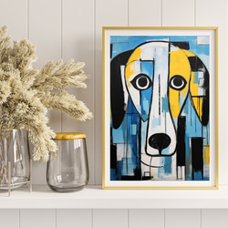 【Wanbism (ワンビズム) - ラブラドールレトリバー犬 No.2】アートポスター 犬の絵 犬の絵画 犬のイラスト 8枚目の画像
