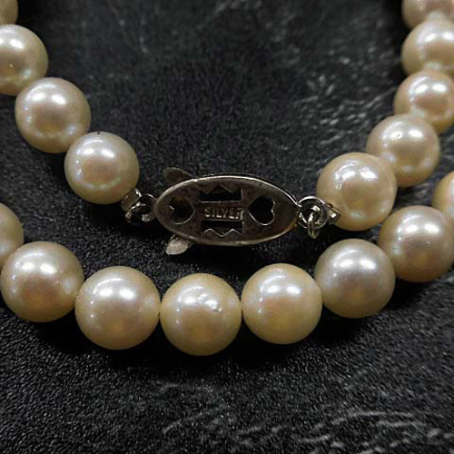 あこや真珠ネックレス6.4mm〜6.8mm