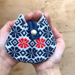 Kogin 刺繡貓袋☺︎白貓【刺繡☺︎刺子】Kogin Cats☺︎貓日2024☺︎貓⌘定做⌘ 第2張的照片