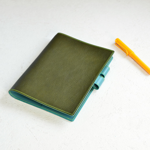 ほぼ日手帳カズン用　A5サイズ手帳カバー（パターンオーダー）　イタリアンレザー 