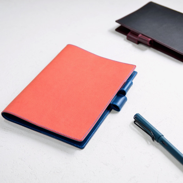 ほぼ日手帳カズン用　A5サイズ手帳カバー（パターンオーダー）　イタリアンレザー 