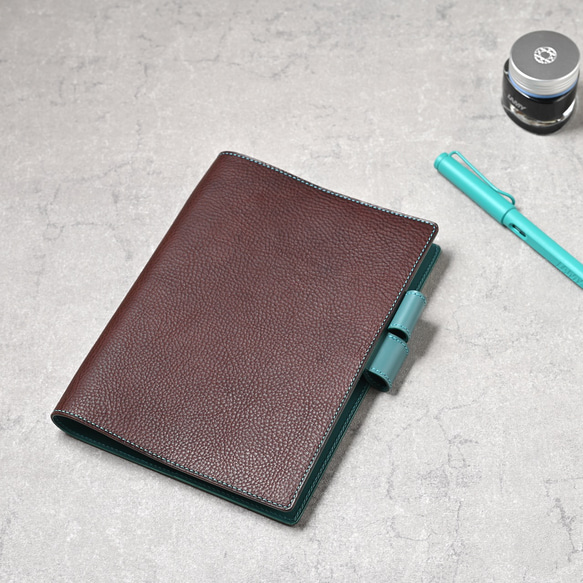ほぼ日手帳カズン用　A5サイズ手帳カバー（パターンオーダー）　イタリアンレザー 