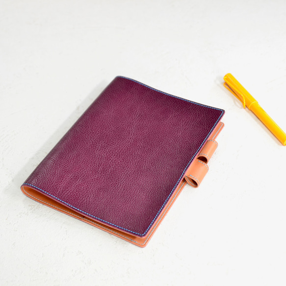 ほぼ日手帳カズン用　A5サイズ手帳カバー（パターンオーダー）　イタリアンレザー 