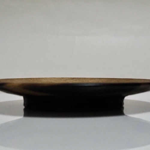 黒柿 ろくろ細工 吉羽 菓子小皿