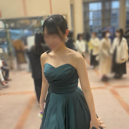 ターコイズ ビーズ装飾 ドレス ビジューベルトドレス ターコイズブルー | Sharon Style Online