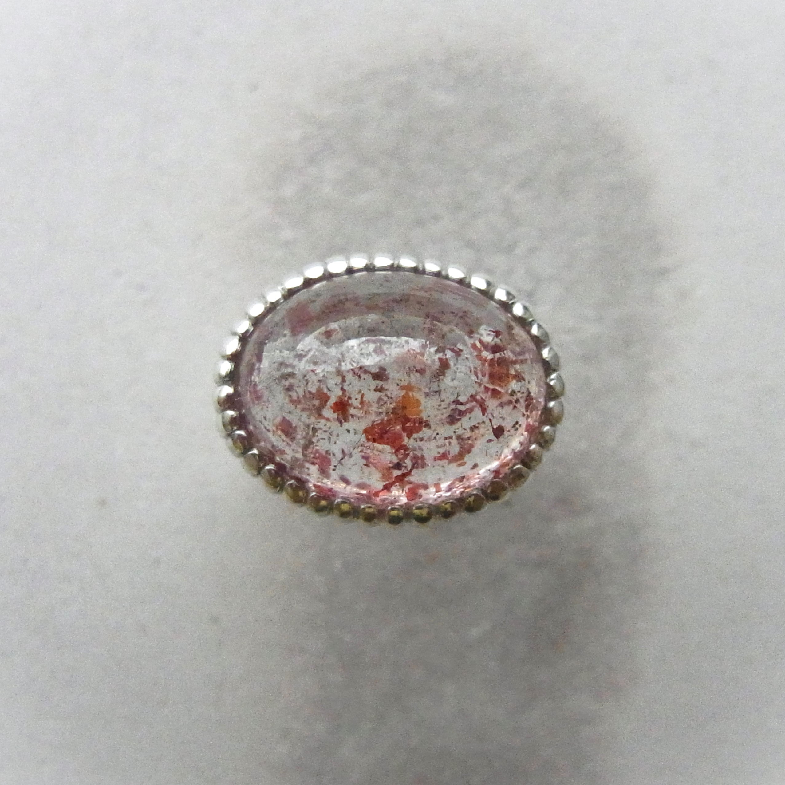 Lepidocrocite ㏌ quartz Ring　/　SV925、レピドクロサイトインクォーツ