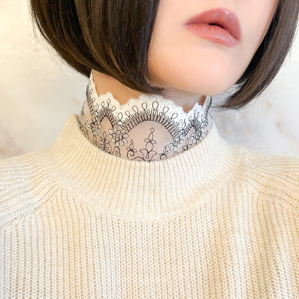 WHITE MOONLIGHT チョーカー les bon bon les bon bon/moonlight choker ムーンライト