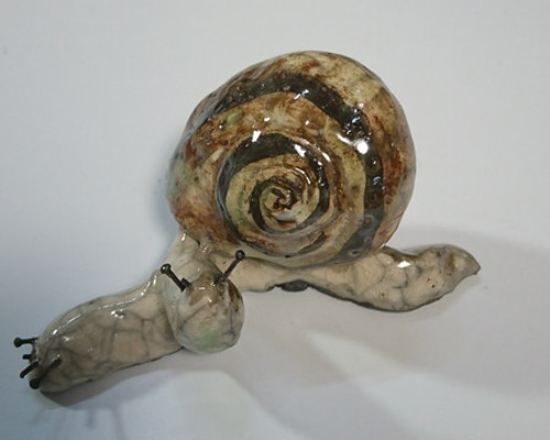 かたつむり ◇『双頭のカタツムリ』 魔界のおみやげ屋 -atelier_juniの陶芸細工