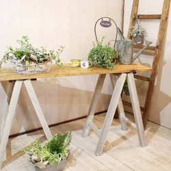 シャビーな1ドロワーローテーブル90 ローテーブル・リビングテーブル