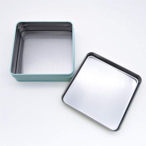 【缶のみ1個】かわいい森の中のクッキー缶/缶/北欧/クッキー缶 3枚目の画像