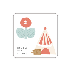 【缶のみ1個】かわいい森の中のクッキー缶/缶/北欧/クッキー缶 4枚目の画像