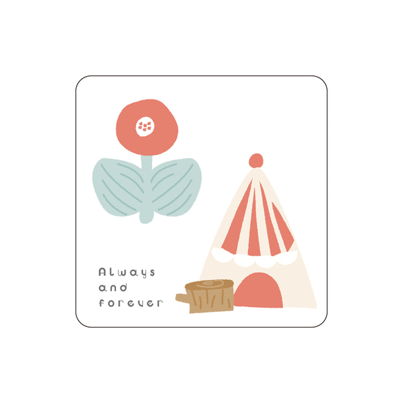 【缶のみ1個】かわいい森の中のクッキー缶/缶/北欧/クッキー缶 4枚目の画像