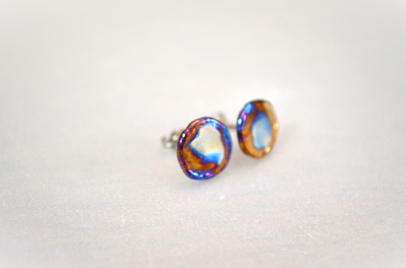 Titanium　pierced earrings・16G・チタンピアス・YEN・B 2枚目の画像